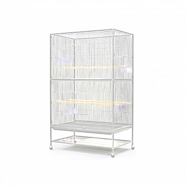 Dayang Ayaklı Kafes 90x58,4x152,4 Cm Beyaz